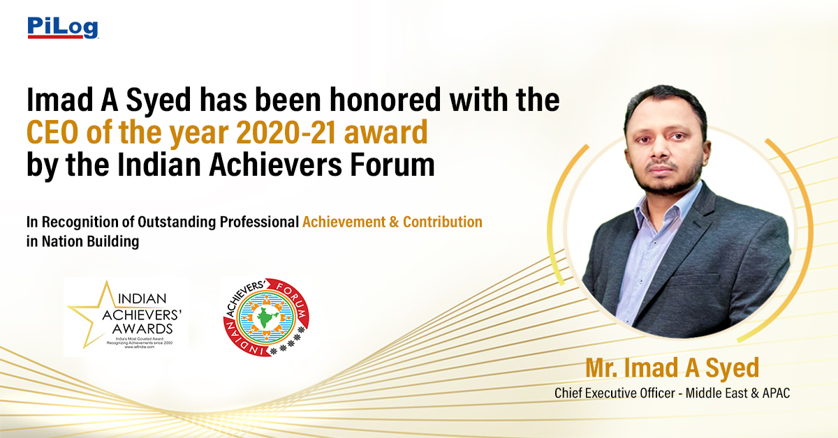 Indian Achievers' Award for CEO of the Year 2020-21