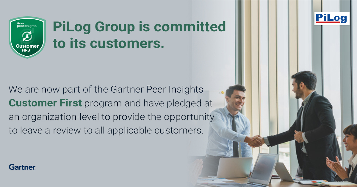 PiLog Group is now part of the Gartner Peer Insights Customer First program for Master Data Management solutions