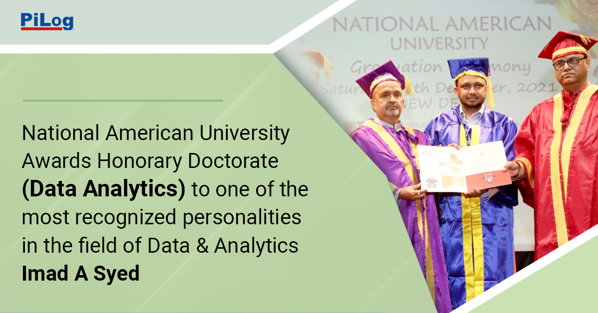 Honorary Doctorate in Data & Analytics Imad A Syed