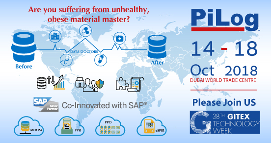 PiLog's Participation in GITEX 2018 Hall 6 - SAP Booth, A6-30