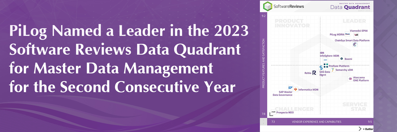 PiLog has been named as Leader in MDM Data Quadrant 2022 also recognized as Gold Medalist by Info-Tech Software Reviews